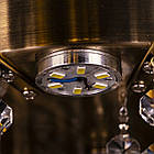 Кришталева люстра на 6 ламп Е27 з підсвічуванням основи та пультом д/у PM-E3159/6+6/AB/LED, фото 6