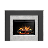 Електрокамін Zuni з 26-дюймовою вставкою Бетон / Чорний, фото 2