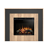 Електрокамін Zuni з 28-дюймовою вставкою Світлий дуб / Чорний, фото 2
