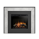 Електрокамін Zuni з 28-дюймовою Чорний / Бетон, фото 2