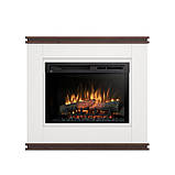 Електрокамін Vena з 23-дюймовою вставкою Білий матовий / Темний дуб, фото 2