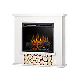 Електрокамін Tula із 23-дюймовою вставкою Білий матовий, фото 2