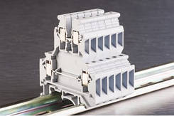 Клемми двоярусні гвинтові на DIN-рейку