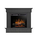 Електрокамін Tormes з 23-дюймовою вставкою Білий матовий/Чорний мармур, фото 2