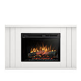 Електрокамін Paria з 26-дюймовою вставкою Білий матовий, фото 3