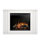 Електрокамін Paria з 28-дюймовою вставкою Білий матовий, фото 3