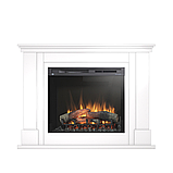 Електрокамін Luena з 28-дюймовою вставкою Білий глянець, фото 2