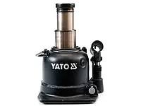 Домкрат гидравлический бутылочный двухштоковый 10 тонн (125-225 ММ) YATO YT-1713