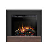 Електрокамін Klar з 28-дюймовою вставкою Чорний / Темний дуб, фото 2