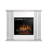 Електрокамін Kelso з 23-дюймовою вставкою Білий матовий / Бетон, фото 2