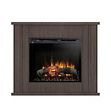 Електрокамін Kelso з 28-дюймовою вставкою Білий матовий / Світлий дуб, фото 3