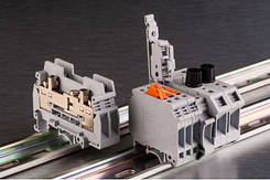 Клеми під запобіжники і вимірювальні на Din-рейку