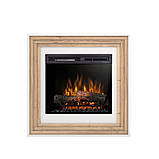 Електрокамін Katra з 23-дюймовою вставкою Білий матовий / Світлий дуб, фото 2