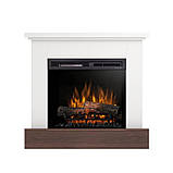 Електрокамін Jukon з 23-дюймовою вставкою Білий матовий / Темний дуб, фото 2