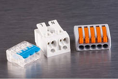 Клемми з'єднані (рядково-монтажні)