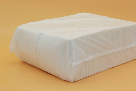 Серветки паперові білі столові для сервірування целюлозні розмір 24×24 см економна упаковка  500 шт, фото 2