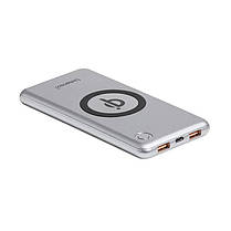 Портативний зарядний пристрій INTENSO USB 10000MAH QC&WRL SILVER WPD10000 7343531, фото 5
