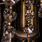 Кришталева люстра на 4 лампи Е27 з підсвічуванням основи та пультом д/у PM-E3150/4+4/AB/LED, фото 5