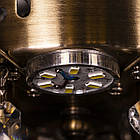 Кришталева люстра на 4 лампи Е27 з підсвічуванням основи та пультом д/у PM-E3150/4+4/AB/LED, фото 6