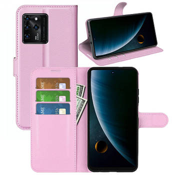 Чохол-книжка Litchie Wallet для ZTE Blade V30 Light Pink