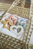 Іграшка-прорізувач BIBS Baby Bitie Heart Серце, Pink Plum, фото 5