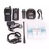 Комплект Рація Baofeng UV-82 5W + Гарнітура + Ремінець Mirkit на шию + Антена Nagoya Nа-771 (SMAJ) 39см, фото 8
