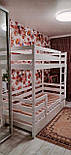 Двоярусне біле ліжко з шухлядами ШВИДКА ВІДПРАВКА, фото 2