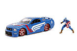 Машина металева Jada Марвел Месники Ford Mustang GT та фігурка Капітана Америки 1:24 (253225007), фото 8