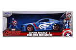 Машина металева Jada Марвел Месники Ford Mustang GT та фігурка Капітана Америки 1:24 (253225007), фото 11