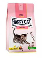 Сухой корм Happy Cat Kitten Geflugel для котят 2-6 мес со вкусом птицы, 4 кг