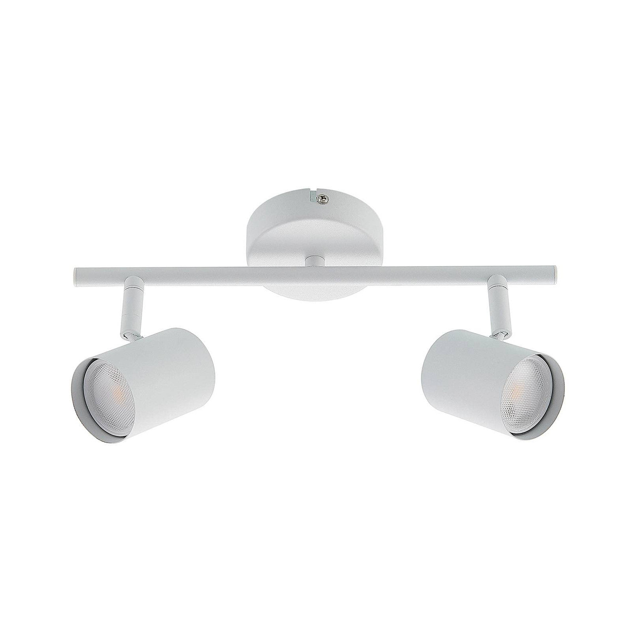 Світлодіодний стельовий світильник ELC білого кольору, поворотний і обертовий, 2 полум'я