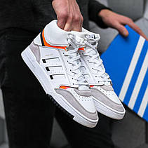 Чоловічі кросівки Adidas Drop Step White Orange ALL04892, фото 5