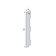 Плінтус МДФ накладний FSPRO 1080R5 фарбований 2,8м Білий (P.MDF1080R5W), фото 3