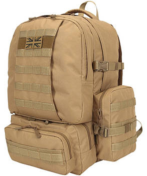 Рюкзак тактичний KOMBAT UK Expedition Pack, койот, 50л, фото 1