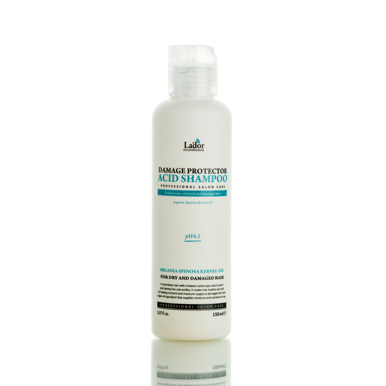 Безлужний шампунь з колагеном і аргановою олією La'dor Damage Protector Acid Shampoo
