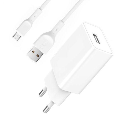 Мережевий Зарядний Пристрій USB SkyDolphin SC36V MicroUSB 1USB/2.4A (Білий)