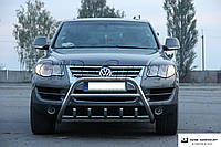 Защита переднего бампера - Кенгурятник Volkswagen Touareg (02-10)