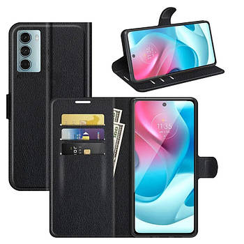 Чохол-книжка Litchie Wallet для Motorola G200 Black