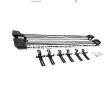 Бічні підніжки Jeep Wrangler 2007-2017 - type: black 2 шт