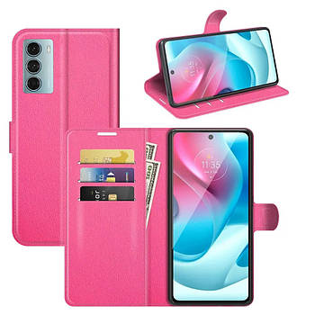 Чохол-книжка Litchie Wallet для Motorola G200 Rose