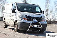 Защита переднего бампера - Кенгурятник Opel Vivaro (01-13)