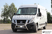 Защита переднего бампера - Кенгурятник Nissan NV-400 (2010+)