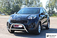 Защита переднего бампера - Кенгурятник KIA Sportage (16+)