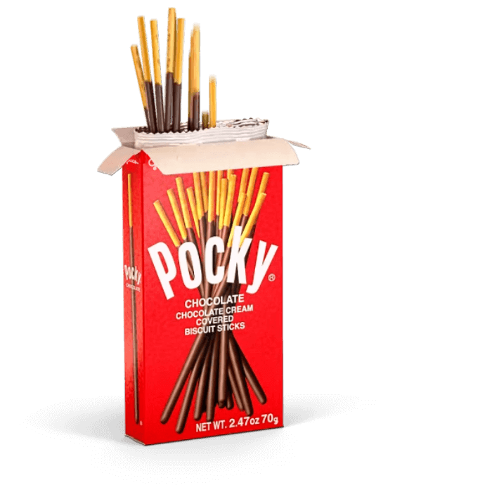 Японська соломка Покі з шоколадом Glico, 40 г
