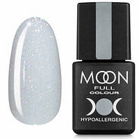 Гель-лак для ногтей Moon Full Opal Color №507 Полупрозрачный с разноцветными блестками 8 мл (19887Qu)