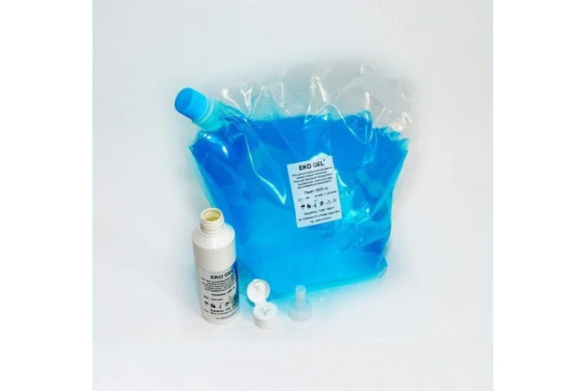 Гель для УЗД високої в'язкості EKO GEL, 5000 гр (блакитний)
