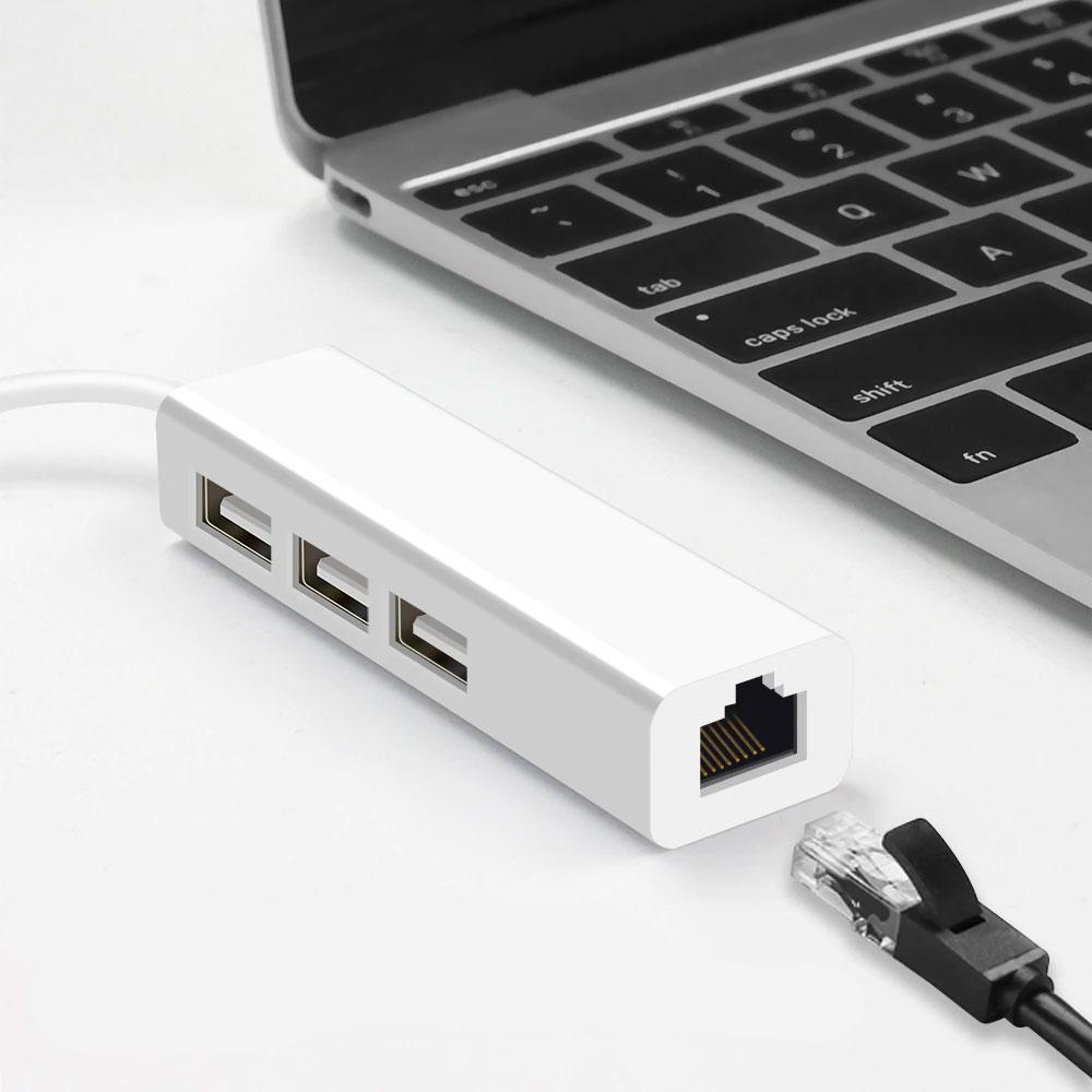 Мережева карта USB (USB to LAN) Ethernet RTL8152 для Android TV MiBox Планшетів Win 7 8 10 XP, фото 1