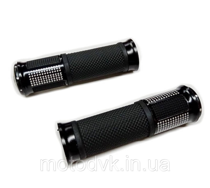 Ручки керма на мотоцикл Монстр металеві прогумовані (к-т 2 штуки)