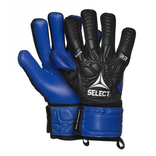 Рукавички воротарські Select Goalkeeper Gloves 33 Allround чорний, синій 8 (18см) 601330-152-8