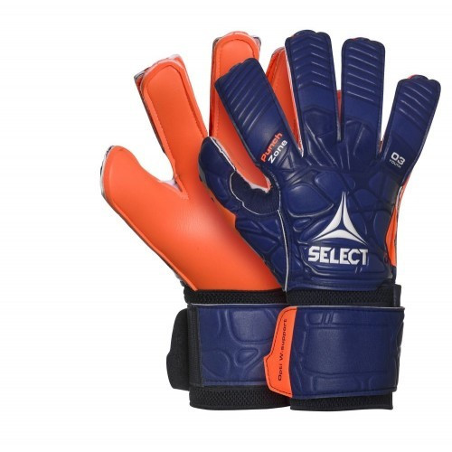 Рукавички воротарські Select Goalkeeper Gloves 03 Youth синьо-жовтогарячий Діт 6 (16,5см) 601030-114-6